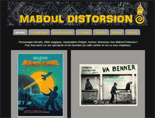 Tablet Screenshot of mabouldistorsion.net